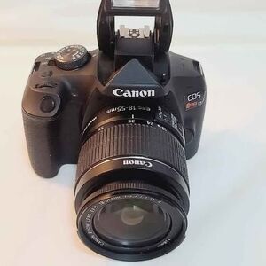 Camera Canon EOS Revel T7 18-55mm EF-S Lens Fully Functional